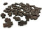 Sepkina 50 minni Holzkreuze Rosenkranz Kreuz Holzkreuz Halskette Anhänger kruzifix Holz Kreuzchen dunkel mit Loch(Dunkelbraun)