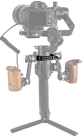 NICEYRIG Montage Halterung für DJI Ronin S Gimbal Rod Clamp Ring Verlängerung Montagering mit Eingebauter NATO Schiene