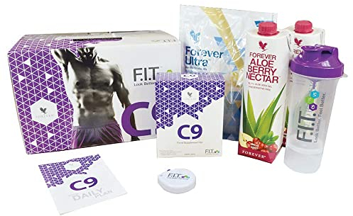 FOREVER CLEAN 9 - Vanilla - Berry Nectar | Garcinia Plus, Therm, Fiber, Ultra Shake Mix | Versorgt mit allen wichtigen Vitaminen, Mineralstoffen und Spurenelementen