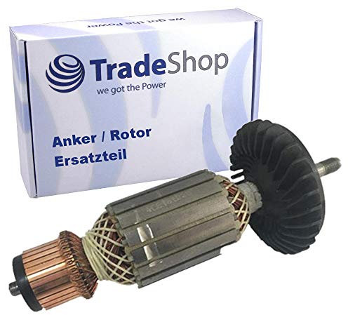 Anker Rotor Motor Ersatzteil mit Lüfter für Bosch Winkelschleifer GWS 24-180 0 601 361 150, 0 601 361 165, 0 601 361 803, 0 601 361 832