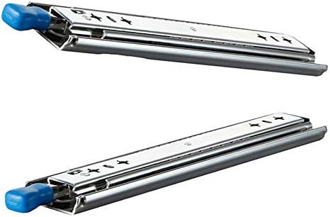 Schwerlast-schubladenschienen Mit Arretierung, Schubladenauszüge Teleskopauszüge, Schubladenschienen Mit Kugellager Längen in 250,350,400,500,850,900,1150,1300mm,höhe 53mm, 1 Paar=2 Stück