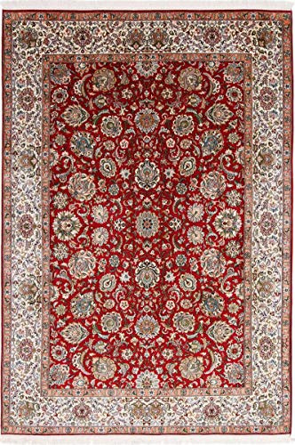 Nain Trading Kaschmir Seide 189x274 Handgeknüpft Orientteppich Teppich Seide Indien