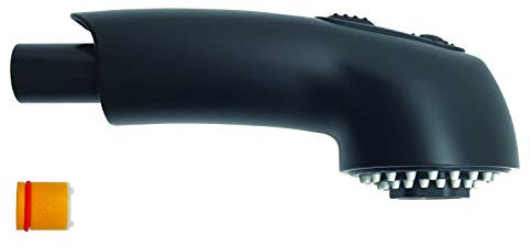 Ausziehbarer Sprühstab passend für Grohe ausziehbare Wasserhähne, kompatibel mit Grohe-Teil 46298K00/46312KH0, mattschwarz, einfache Installation mit O-Ringen, spart 70 % gegenüber OEM