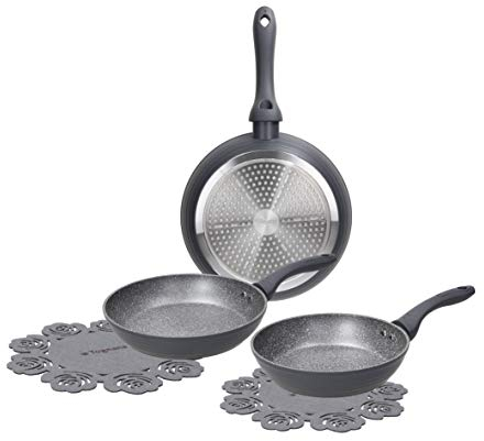 Tognana Cooking Circle Set 3 Padelle da 20, 24 e 28 cm