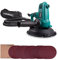 VONROC Ponceuse Excentrique Murale 750W - Précision et Confort pour Plafonds et Murs - 180mm de Diamètre - 33 Feuilles Abrasives Inclus - Tuyaux et Sac de Poussière