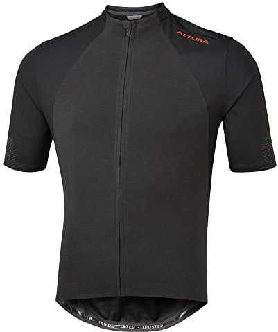Altura Mens Endurance Short Sleeve Cycling Jersey - Charcoal - Large
