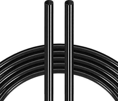 sourcing map Pneumatic Tubing, Air Compressor Tube Hose PU Air Line Hose 4mm ID x 6mm OD x 11m/36Ft Black