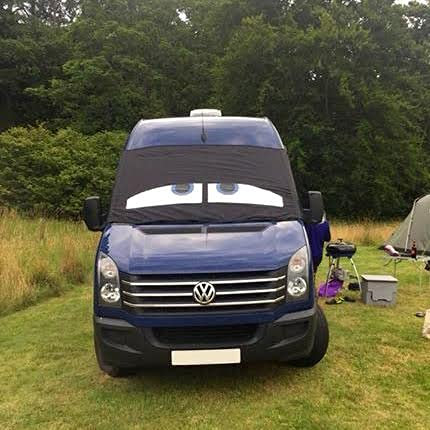 Fuel Lagoon Window Screen Cover Blackout Blind Van Motorhome Eyes will fit a VW Crafter Sprinter 2007-2018