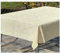 heimtexland ® Outdoor Garten Camping Tischdecke Ranke Wetterfest UV-Beständig Waschbar Weichschaum Gartentischdecke Typ798 Gelb 135 x 180 cm
