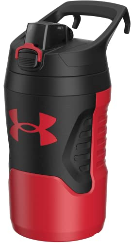 Under Armour 32 oz Insulated Water Bottles - Sports Water Jug with Handle, Fence Hook, Leak Resistant for Baseball, Football & More, 32 oz Water Bottles, Sports Water Bottle Insulated