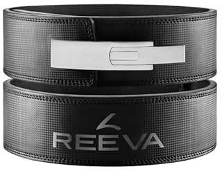 Reeva Karbonleder-Hebegürtel mit Edelstahlschnalle (13MM)