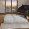 Livabliss Evora Vintage Teppich Groß - Orientalischer Boho Kurzflor für Wohnzimmer, Esszimmer, Schlafzimmer - 160x215 cm - Einfache Pflege - Muster in Grau und Elfenbein