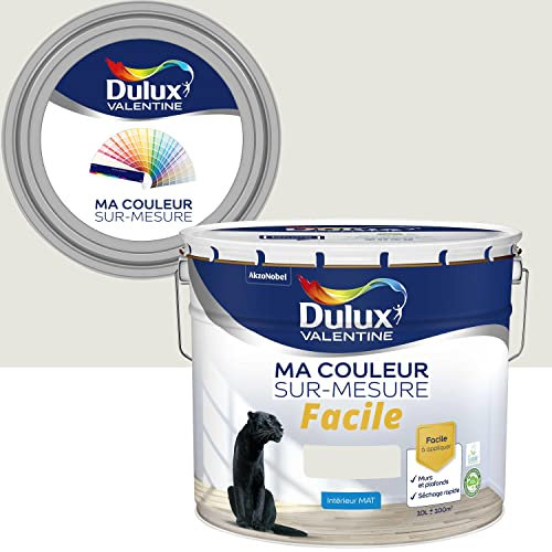 Ma Couleur Sur-mesure par Dulux Valentine – Peinture Intérieure Murs, Plafonds, Boiseries - Facile à appliquer - Mat Coeur d'Amande 10 L