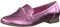 MARCO TOZZI Damen Loafer mit Absatz Elegant Vegan, Metallisch (Pink Metallic), 40 EU