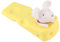 NUOBESTY Cute Mouse Door Stopper Funny Door Wedge White Animal Mouse Door Plug for Door Outdoor Indoor