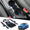 BIXUAN Fiesta 8 2024 kompatibel mit Ford Fiesta MK8 Puma ST 2017–2024 2025 Antirutschmatten Mittelkonsole Armlehne Gummimatten Getränkehalter Matte Bedienungslanze rutschfeste 14 Stück Türnaht Matten