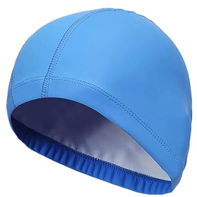 Unisex Gorro de Natación Piscina Mujer y Hombre Gorro de Piscina para Pelo Largo y Corto Gorros de Baño Impermeable Suave y Cómodo