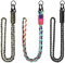 Paracord Schlüsselanhänger, 3 Stücke Schlüsselband mit Karabiner Paracord Lanyard Lang Paracord Key Chain Paracord Lanyard Neck Strap Long Lanyard for Keys ID Mobile Phone Camera