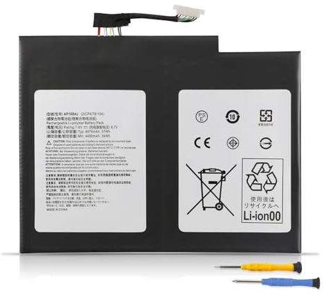 ANTIEE AP16B4J Akku für Acer Aspire Switch Alpha 12 SA5-271 SA5-271P Switch 5 SW512-52 SW512-52P Switch 7 SW713-51GNP SA5-271-30MS 31YN 3941 50NM 53ZX 57QJ 58MA 711M 38H4 SW512-52-363J 60NN