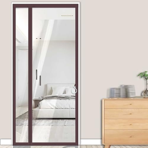 Magnet Wärmeschutzvorhang für Türen Magnetischer Selbstschließend Thermovorhang Kälteschutzge Türvorhang Thermo Kälteschutz für Balkontür (60 x 220 cm)