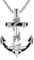 TwoAnts Anker Kette 925 Sterling Silber Nordsee Surfer Anhänger Halskette Hoffnung Kette Maritimer Schmuck Geschenke für Herren Damen Küstenkind