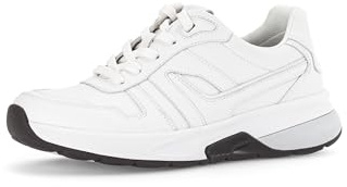 Gabor Damen Low-Top Sneaker, Frauen Halbschuhe,Strassenschuhe,Sportschuhe,Freizeitschuhe,Turnschuhe,Laufschuhe,schnürschuhe,Weiss,38 EU / 5 UK