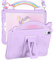 Phonebliss for iPad Mini 7 Case A17 Pro 2024, for iPad Mini 6th Generation Case 8.3 Inch - Girls Women Cute Cover with Stand & Strap Girly Cartoon Kawaii 3D Unique Design Teens Silicone Cases, Purple