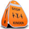 AGR Living® Achtung Kinder Aufsteller/Warnwürfel 65x45x45cm für maximale Sicherheit Achtung Kinder Schild Zur Sofortigen Erkennung und Warnung