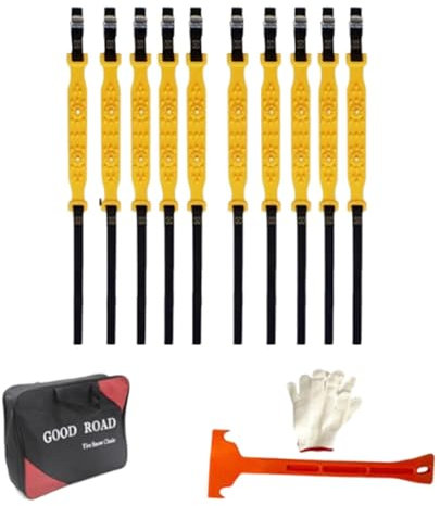 Schneeketten für Auto, Pickup-LKW, Autoreifenketten, Schneeketten für SUV, Reifenketten für SUV, Reifenketten für Pickup-Trucks, 95 x 4,5 cm, für Auto, Pickup, LKW, SUV