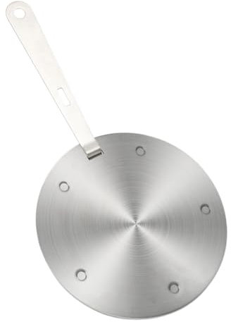 FOGARI Induktionsadapter 24 cm, Abnehmbarer Isoliergriff, Ändert Nach Gebrauch Nicht Die Farbe,Induktion Adapterplatte,Wärmediffusor für Kaffeemaschinen und Kochutensilien(24cm)