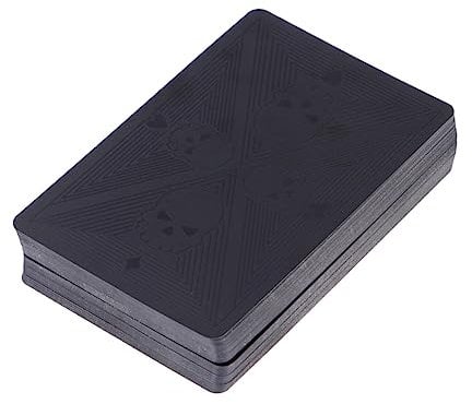 CHICAMPERA Solid Skull Pattern Pokerkarten Kreatives Design Für Home Bar Und Büro Hochwertige Spielkarten Für Brettspiele Und Gesellige Abende