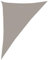 vidaXL Toldo de Vela Triangular HDPE Gris Claro 160 g/m² 4x5x6,8 m, Vela de Sombra de Sol, Vela de Sombra, toldo de Patio, Vela de Sombra Solar
