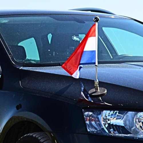 Porte-drapeau de voiture Diplomat-1 à adhésion magnétique