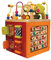 B. toys Großer Motorikwürfel, Motorikspielzeug Activity Center mit Motorikschleife mit Zootieren, Holzspielzeug Baby Spielzeug ab 1 Jahr