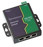 Brainboxes Switch - 5 Ports - DIN Rail mountable (SW-005)