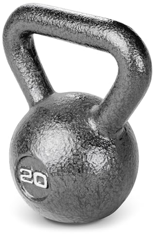 MARCY Unisex-Erwachsene Hammertone Kettle Bell 9 kg-Trainingsgewichte HKB-020, schwarz, 20 lb
