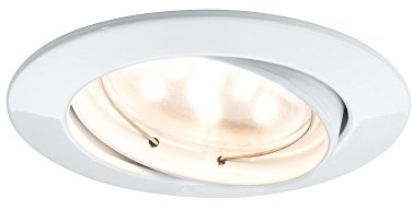 Paulmann 927.65 Premium EBL Set Coin klar rund schwenkbar LED 3x6,8W 2700K 230V 51mm Weiss matt 92765 Spot Einbaustrahler Einbauleuchte