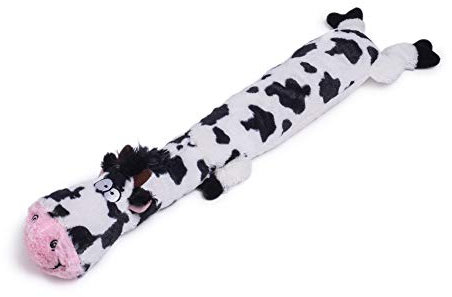 Petface Farmyard Buddies Lazy Moo Plush Dog Toy
