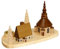 Rudolphs Schatzkiste Kerzenhalter Seiffener Kirche Natur Höhe 7,5 cm NEU Weihnachten Kerze Christi Geburt Holz Seiffen Erzgebirge Holzdekoration Holzkunst Dekoration Figuren