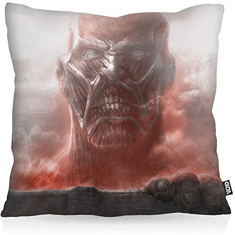 VOID Titan Supremacy Kissenbezug Kissenhülle Outdoor Indoor AOT on Attack, Kissen Größe:80 x 80 cm