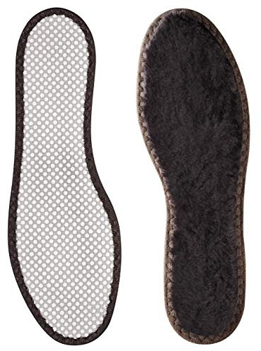 Shoeboy's Lambskin - kuschelige, wärmende Einlegesohle aus 100% echtem Lammfell - Größe 39, 1 Paar