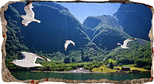 Startonight, 3D Vlies Fototapete, Vögel in der Luft, 82 cm x 150 cm, Wandbild Tapete