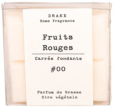 Carré fondant pour brûle parfum Fruits Rouges