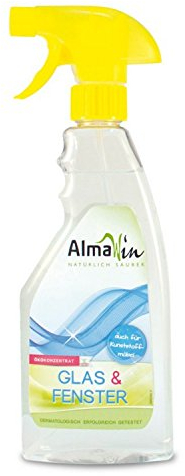 AlmaWin - Glas - & Fensterreiniger mit Sprayer, 500 ml