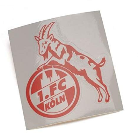 1. FC Köln Aufkleber Transparent rot
