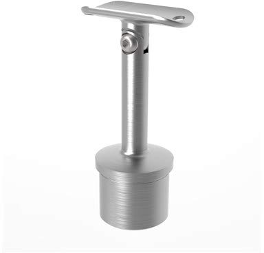Sellon24® Supporto per Tubo Corrimano in Acciaio Inox, per Tubi Rotondi, per Ringhiere