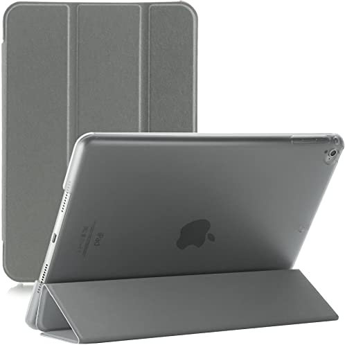 Smart Case per Apple iPad Air 1a generazione (modello A1474, A1475, A1476) - Cover magnetica sottile con funzione di accensione e spegnimento automatico (argento)
