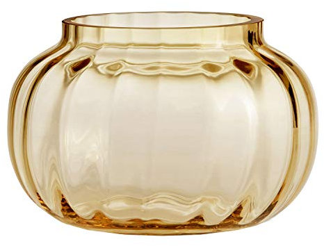 Holmegaard Teelichthalter Ø9.5 cm Primula aus mundgeblasenem Glas, gelb