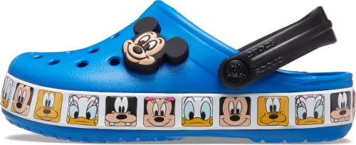 Crocs FL Mickey Mouse Band Kids Clog T 207718-4JL, Boy slides, blue, 20/21 EU