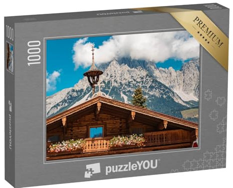 puzzleYOU: Puzzle 1000 Teile „Ellmau am Wilden Kaiser, Tirol, Österreich“ – aus der Puzzle-Kollektion Wilder Kaiser
